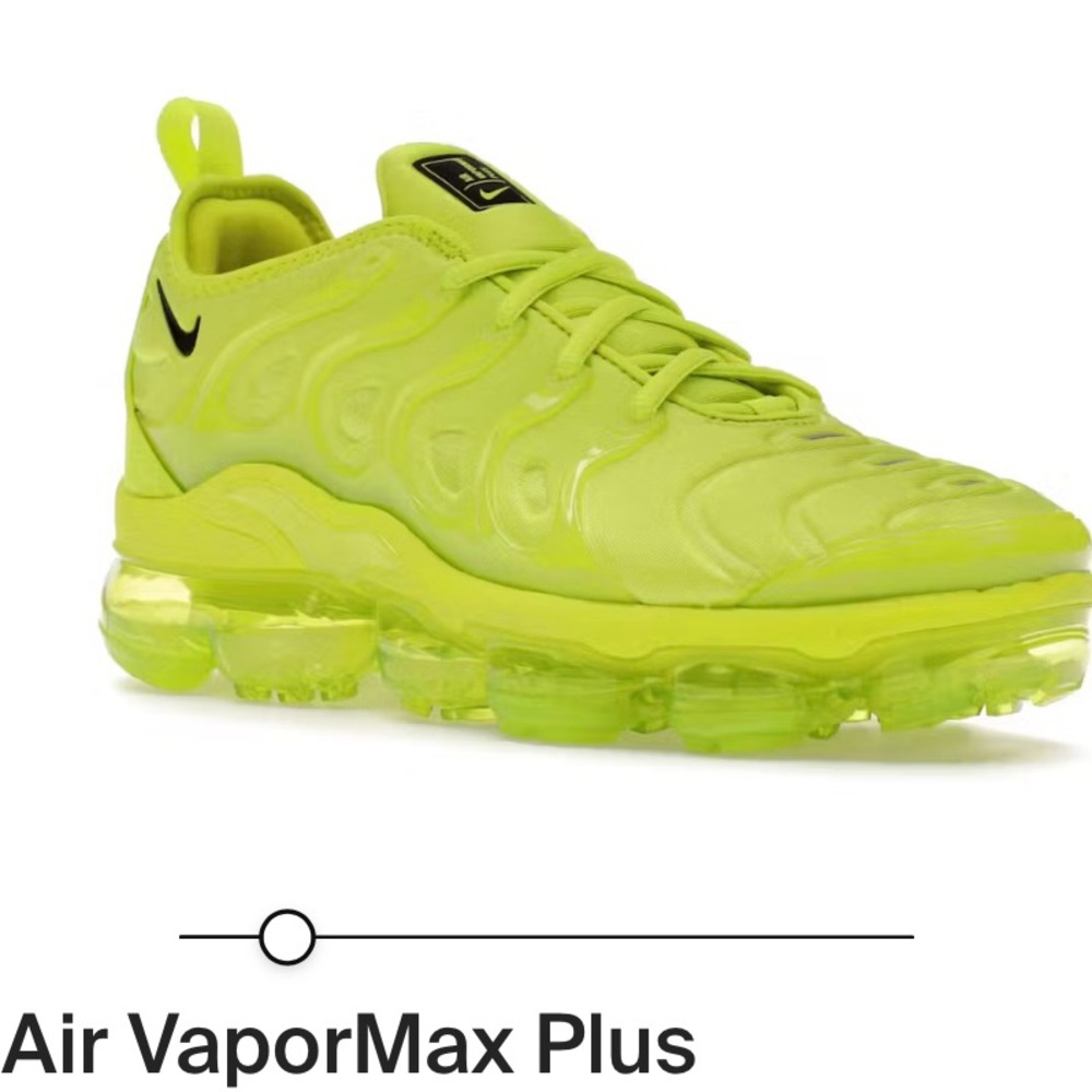 Nike Air VaporMax Plus Lime Green Shoes - Picture 7 of 16